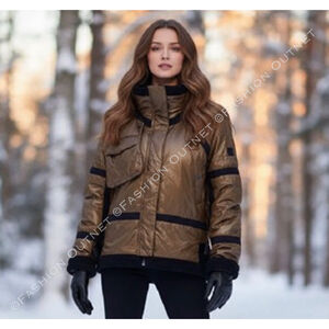 Free People Movement Vagabond Utility Bomber Jacket L Corpcore Streetwear